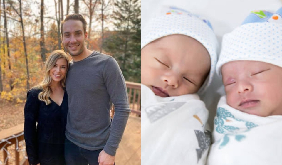 Matt Olson and Wife Celebrate the Birth of Twins - Football Live Updates